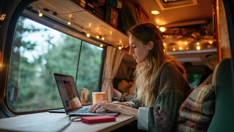 Euromotorhome® -Alquiler autocaravana barato: trabaja en remoto mientras recorres España