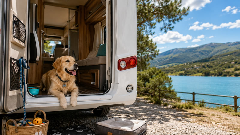 Euromotorhome - Viajar con perro en autocaravana: consejos para unas vacaciones perfectas